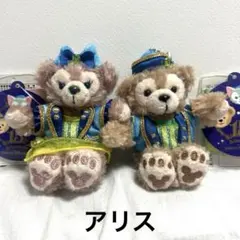 ダッフィー シェリーメイ 15周年ぬいぐるみキーホルダー2個セット