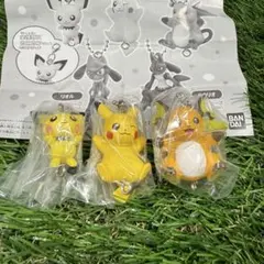 つまんでつなげてマスコット14 ピチューピカチュウライチュウ3体セット