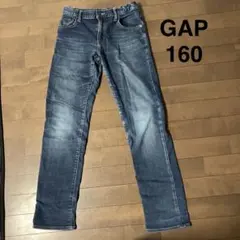 キッズ　デニム　ジーンズ　ジーパン　ギャップ　ブルー　160 64センチ