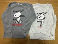 PEANUTS スヌーピー 長袖カットソー 120サイズ セット