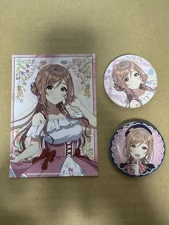 学園アイドルマスター よみうりランド はなびより 缶バッジ 特典 倉本