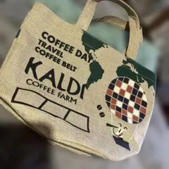 KALDI COFFEE FARM ジュートトートバッグ 未使用