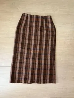 MAJESTIC LEGON チェックスカート　レディースフリー