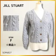 ★美品★ JILLSTUART トップス カーディガン 長袖 ニット ケーブル編