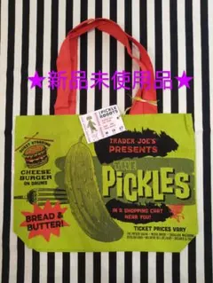 【新品未使用品】TRADER JOE'S ピクルスデザイン エコバッグ