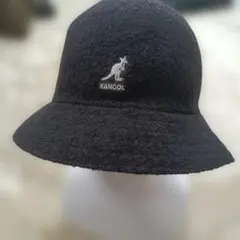 ​【美品】KANGOL カンゴール バミューダ カジュアル ハット ブラック L