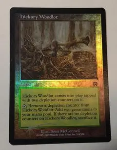 MtG 【Foil】ヒッコリーの植林地【MMQ】英語 MTG FOIL MMQ ヒッコリーの植林地/Hickory Woodlot 英 - メルカリ