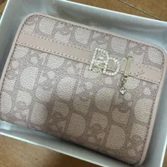 【美品】PINKY & DIANNE パドロック 二つ折り財布 ピンク