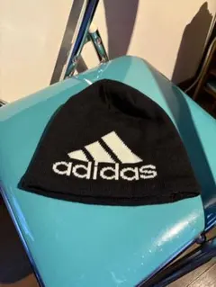 00s adidas logo beanie ビーニー y2k