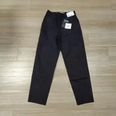 ユニクロ イネス コットンテーパードパンツ 69ネイビー 61サイズ