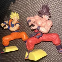 ドラゴンボール 孫悟空スーパーサイヤ人2・界王拳 フィギュア 2体セット
