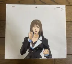 ★G-taste セル画 メガネ姿 g-taste セル画 八木沢萌 OLスーツ 原画付き - メルカリ