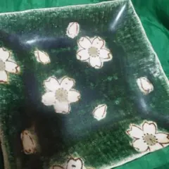 タイムセール三洋陶器　花風流　盛り皿　中古　美品