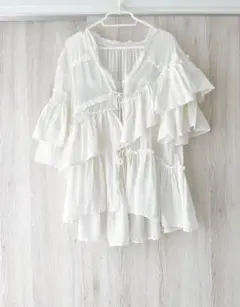 MEDI INDIA COTTON ASYMMETRY BLOUSEのサムネイル