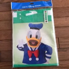 東京ディズニーリゾート☆ドナルド　チップ&デール 実写 ロングフェイスタオル