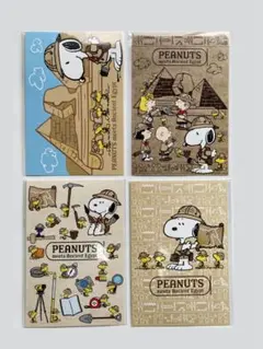 新品 古代エジプト展 スヌーピー ピクチャーカード 4枚セット 限定品