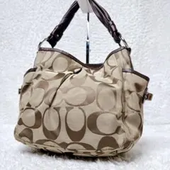 希少美品☆COACH コーチ ワンショルダーバッグ ターンロック 肩掛け