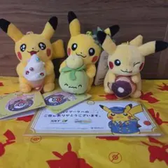 ポケモンセンター ヒロシマ 広島 限定 ピカチュウ マスコット 3個