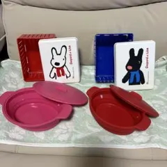 非売品！リサとガスパール　サンドイッチケースとシリコンスチーマーのサムネイル