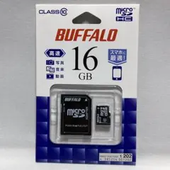 1143 BUFFALO microSDHC メモリーカード16GB