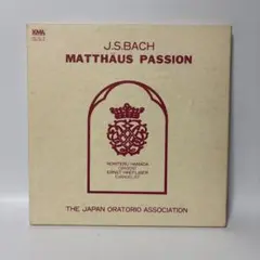 J.S. BACH MATTHÄUS PASSION マタイ受難曲 レコード