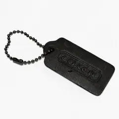 COACH 올드 코치 가죽 행 태그 열쇠 고리 가방 매력 정품 가죽