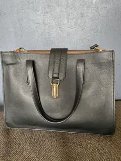 黒 トートバッグ