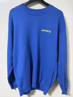 BARNEYS バーニーズ　ブルー　ロゴ　トレーナー　サイズ:XLのサムネイル