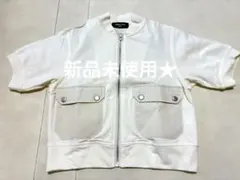 COMME CA ISM ジップアップパーカー 100A