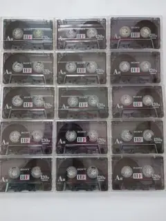 【昭和・平成レトロ】中古カセットテープ　SONY 120分 ノーマル 15本