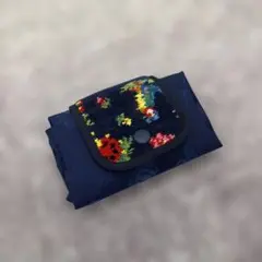 1度のみ使用　FEILER ハイジ　ジャガード織り携帯バッグ ネイビー