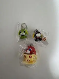 セット チョコボーロ お茶犬 リョク ロン アール 食玩 ガチャ 未開封 希少