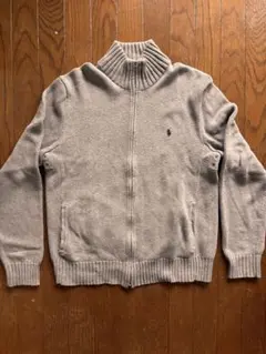 Polo by Ralph Lauren コットンフルジップニット