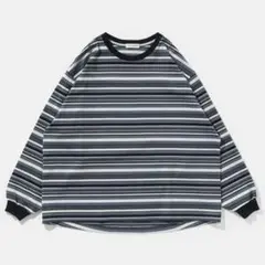 ポリプロイド ボーダーロンT POLYPLOID (ポリプロイド) OVERSIZE LONGSLEEVE B / オーバー