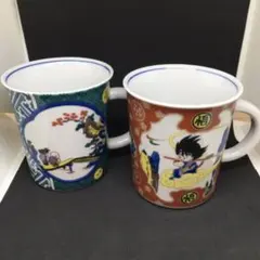 ドラゴンボール マグカップ 九谷焼 金襴龍珠図 開運七龍珠図 孫悟空 神龍