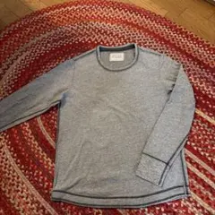 トップバリュー　VINTAGE WASHED 長袖カットソー グレー Lサイズのサムネイル