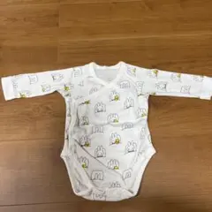 UNIQLO ミッフィー他ボディスーツ前開き肌着2枚セット