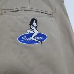 値下げ可【34】Supreme pin up chino pants Khakiのサムネイル