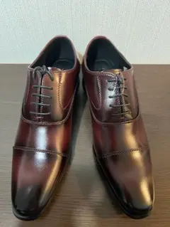 新品　STANDUKE 革靴 レースアップ ビジネスシューズ ワイン 25cm