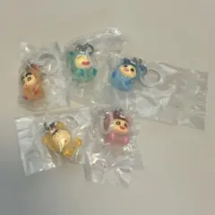 【匿名配送】 クレヨンしんちゃん めじるしアクセサリー コンプリートセット