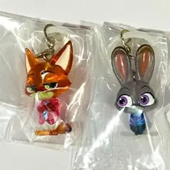 【未開封】ズートピア2 めじるしアクセサリー ニックA ＆ ジュディA