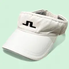 J.LINDEBERG ジェイリンドバーグ サンバイザー ホワイト ゴルフ