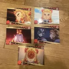 鬼滅の刃BIGシール5枚セット