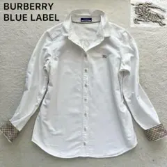 美品✨BURBERRY ブルーレーベル ブラウス シャツ ノバチェック ロゴ