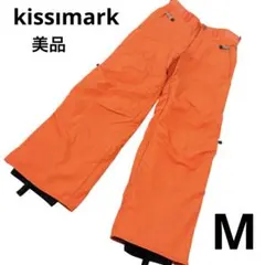 【美品】kissmark スキーウェア パンツ M オレンジ スノボウェア