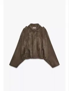 スエード調ボンバージャケット