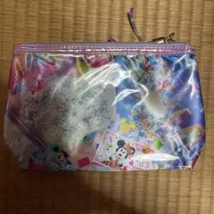 ミッキー 中型ポーチ カラフルデザイン