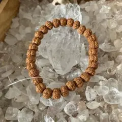 ルドラクシャブレスレット トップ3ムキ - メルカリ
