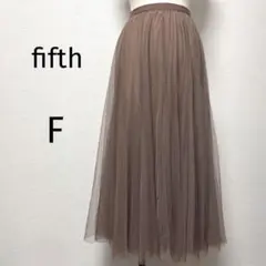 fifth チュールスカート