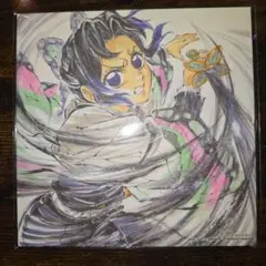 新品未開封 鬼滅の刃 映画特典第 イラストカード 胡蝶しのぶ